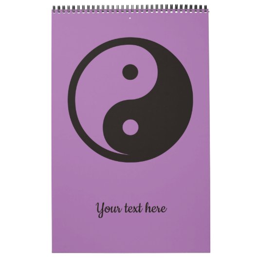 Yin Yang Symbol - solide Tätowierung Kalender (Titelbild)