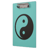 Yin Yang Symbol - solide Tätowierung Klemmbrett (Links)