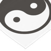 Yin Yang Symbol - solide Tätowierung Kurzer Tischläufer (Ecke)