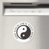 Yin Yang Symbol - solide Tätowierung Magnet (In Situ (Geschirrspüler))
