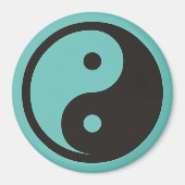 Yin Yang Symbol - solide Tätowierung Magnet (Vorne)