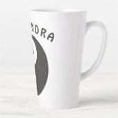 Yin Yang Symbol - solide Tätowierung Milchtasse (Rechts)