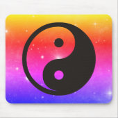 Yin Yang Symbol - solide Tätowierung Mousepad (Vorne)