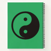 Yin Yang Symbol - solide Tätowierung Notizblock (Rückseite)