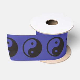 Yin Yang Symbol - solide Tätowierung Satinband