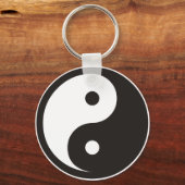 Yin Yang Symbol - solide Tätowierung Schlüsselanhänger (Vorderseite)