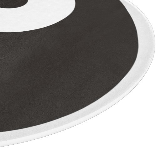 Yin Yang Symbol - solide Tätowierung Schneidebrett (Ecke)