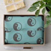 Yin Yang Symbol - solide Tätowierung Seidenpapier (Geschenk)