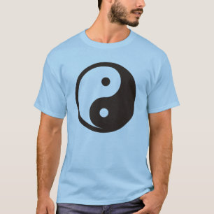 Yin Yang Symbol - solide Tätowierung T-Shirt