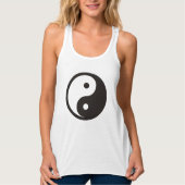 Yin Yang Symbol - solide Tätowierung Tank Top (Vorderseite)