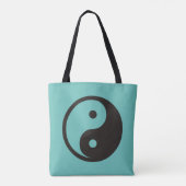 Yin Yang Symbol - solide Tätowierung Tasche (Rückseite)