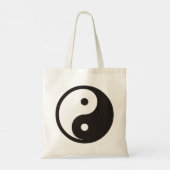 Yin Yang Symbol - solide Tätowierung Tragetasche (Rückseite)