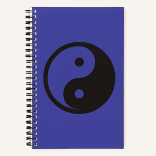 Yin Yang Symbol - solides Tätowierungsdesign Notizblock