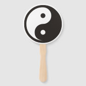 Yin Yang Symbol - solides Tattoodesign 1+2 Fächer (Rückseite)