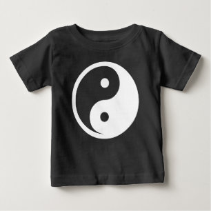 Yin Yang Symbol - solides Tattoodesign 2 Baby T-shirt