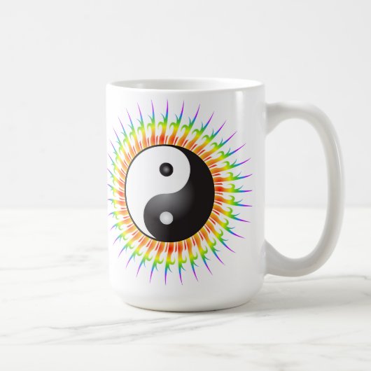 Yin Yang Symbol & Spiral: Tasse (Rechts)