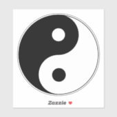 Yin Yang Symbol Spiritual Aufkleber (Blatt)