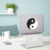 Yin Yang Symbol Spiritual Aufkleber (Laptop auf Schreibtisch)