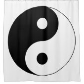 Yin Yang Symbol Spiritual Duschvorhang (Vorderseite)