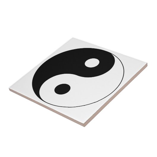 Yin Yang Symbol Spiritual Fliese (Seite)