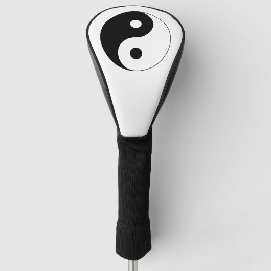 Yin Yang Symbol Spiritual Golf Headcover (Vorderseite)