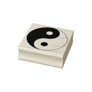 Yin Yang Symbol Spiritual Gummistempel