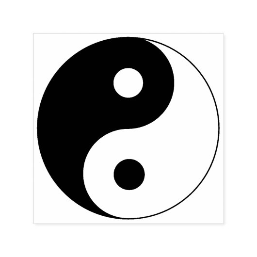 Yin Yang Symbol Spiritual Permastempel (Design)