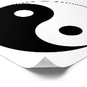 Yin Yang Symbol Spiritual Poster (Ecke)