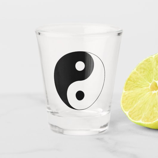 Yin Yang Symbol Spiritual Schnapsglas (Vorderseite)