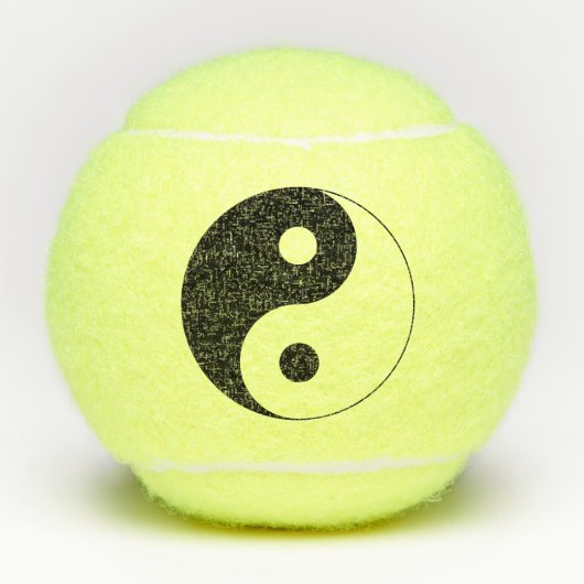Yin Yang Symbol Spiritual Tennisbälle (Vorderseite)
