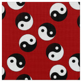 Yin Yang Symbol Stoff (Nahaufnahme)