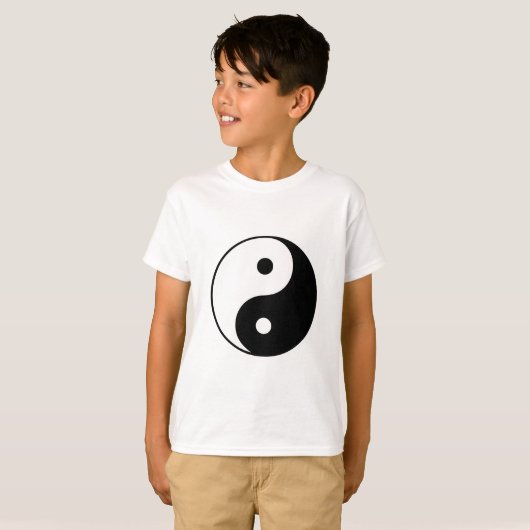 Yin Yang Symbol: T-Shirt (Vorne ganz)