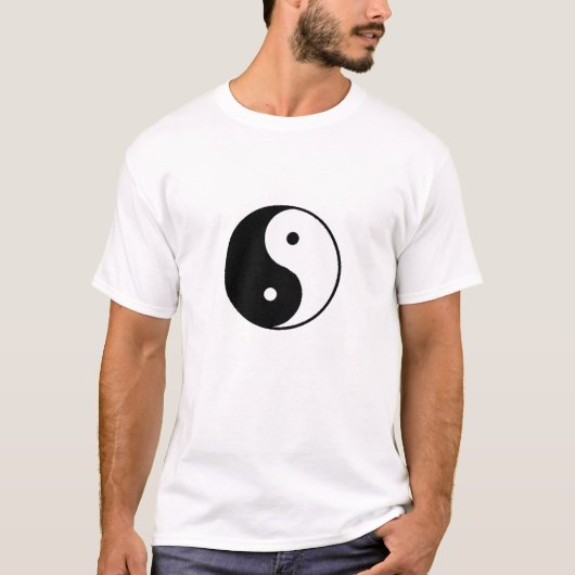 yin Yang-Symbol T-Shirt (Vorderseite)