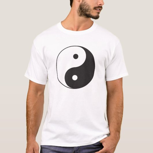 Yin Yang-Symbol-T - Shirt (Vorderseite)