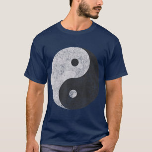 Yin Yang Symbol Tao Taijitu Yoga Peace Liebe Ver T-Shirt