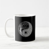 Yin Yang symbol Tree of Life Kaffeetasse (Links)