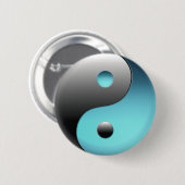 Yin Yang Symbol - Ying Yang Sign Button (Vorne & Hinten)