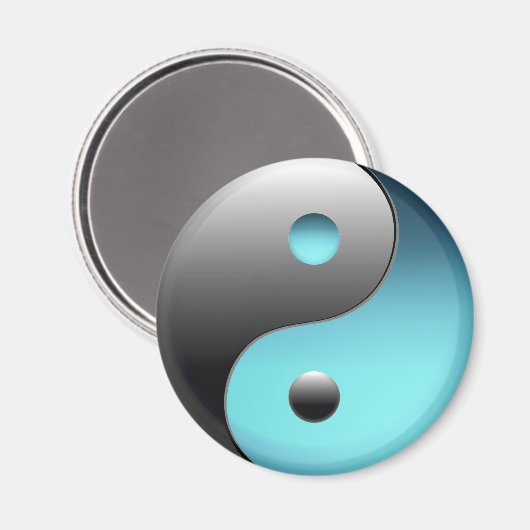 Yin Yang Symbol - Ying Yang Sign Magnet (Vorderseite/Rückseite)
