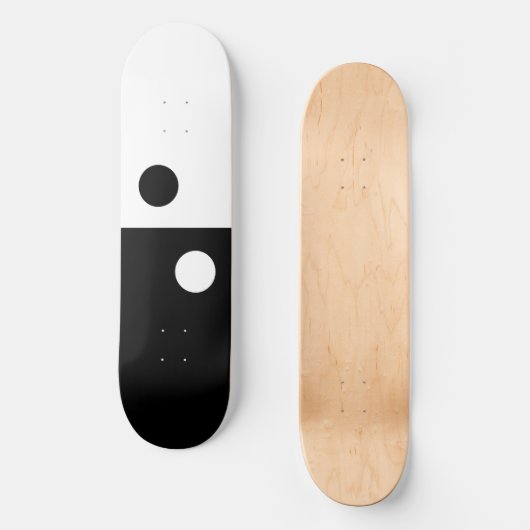 Yin Yang Symmetry Skateboard (Vorderseite)