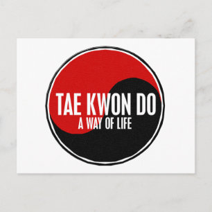 Yin Yang Tae Kwon Do 1 Postkarte