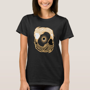 Yin Yang Tai Chi Japanisch Koi Fish Koi Carp Pond  T-Shirt
