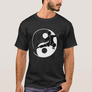 Yin Yang Tai Chi Meditation Motivaton Tai Ji T Shi T-Shirt