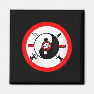 Yin Yang Tai Chi Sword and Fis Magnet