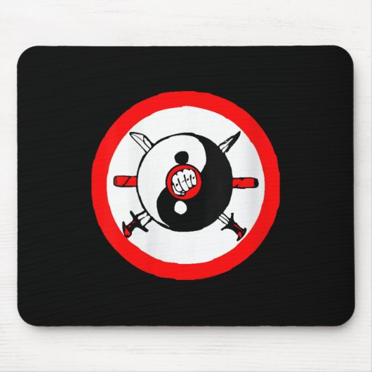 Yin Yang Tai Chi Sword and Fis Mousepad (Vorne)