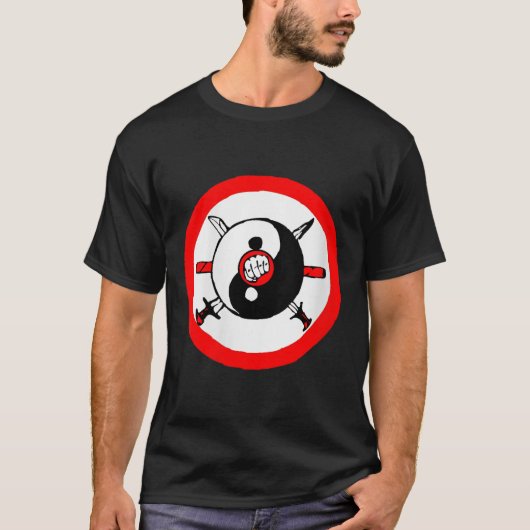 Yin Yang Tai Chi Sword and Fis T-Shirt