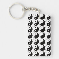 Yin Yang Tai Ji chinesisches Symbol Acryl-Schlüsse