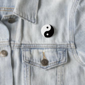 Yin Yang Tai Ji chinesisches Symbol Pin Button (Beispiel)