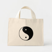 Yin-Yang-Tasche Mini Stoffbeutel (Vorne)