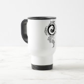Yin-Yang-Tasse Reisebecher (Vorderseite Links)
