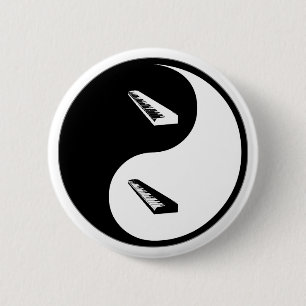 Yin Yang Tastatur Button